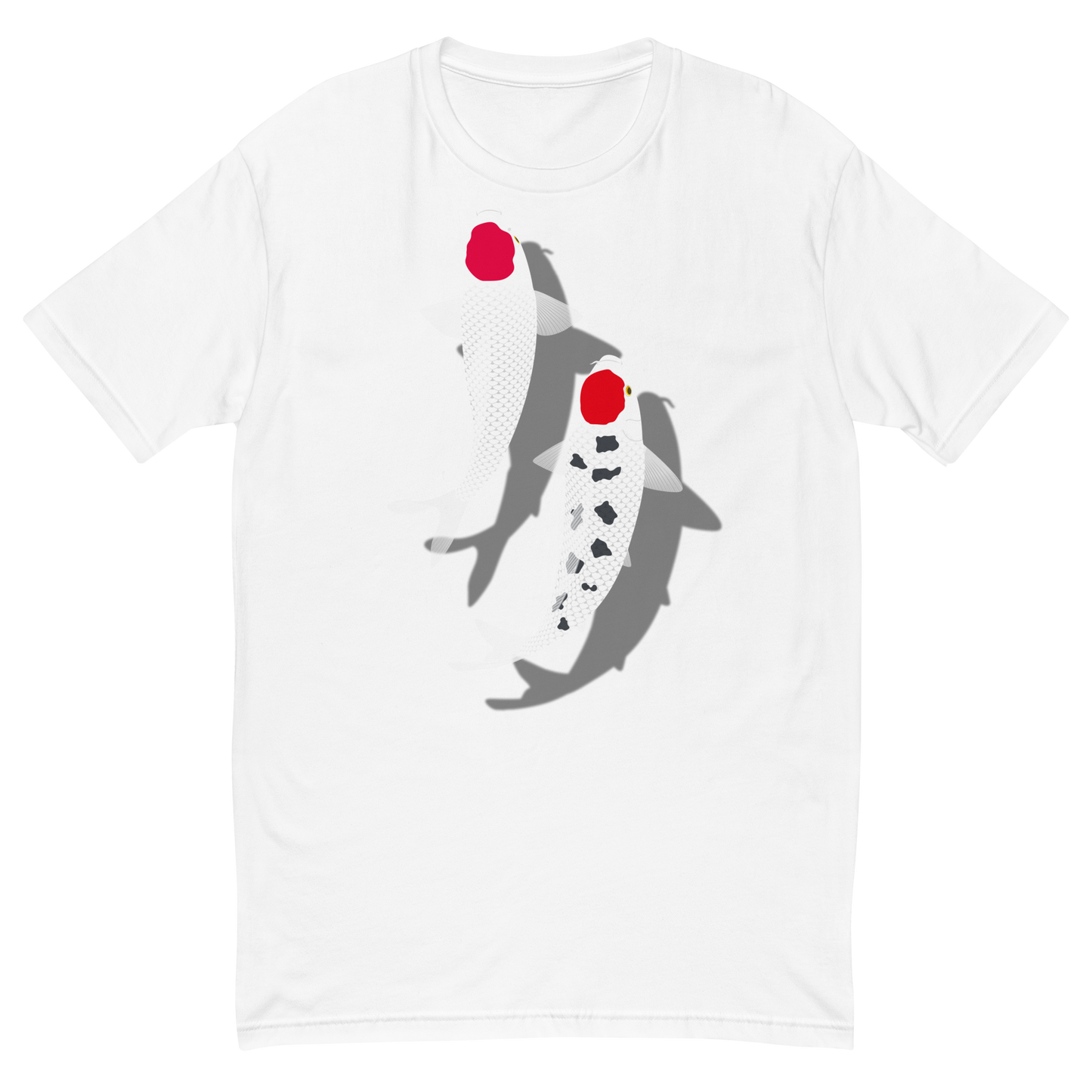 [Koi] Camiseta tancho roja y blanca (hombre)