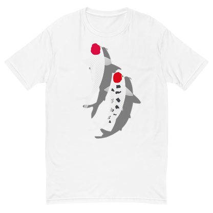 [Koi] Camiseta tancho roja y blanca (hombre)