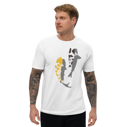 [Koi] Camiseta carey blanca/tapicería alemana (hombre)