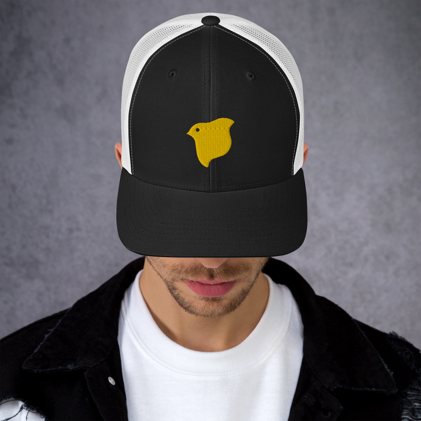 [Chidori] Gorra Trucker Logo Amarillo (Bordado)