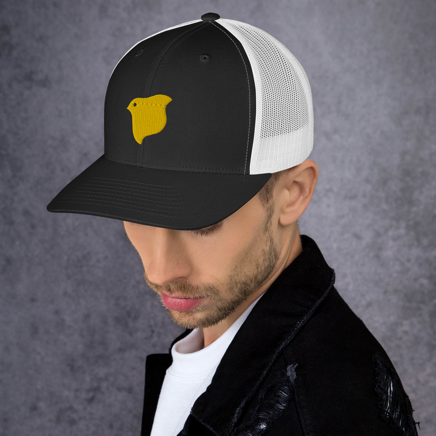 [Chidori] Gorra Trucker Logo Amarillo (Bordado)