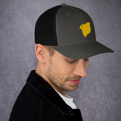 [Chidori] Gorra Trucker Logo Amarillo (Bordado)