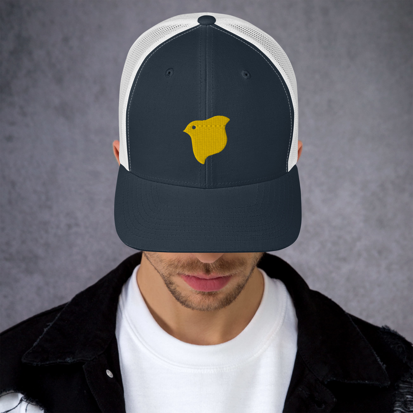 [Chidori] Gorra Trucker Logo Amarillo (Bordado)