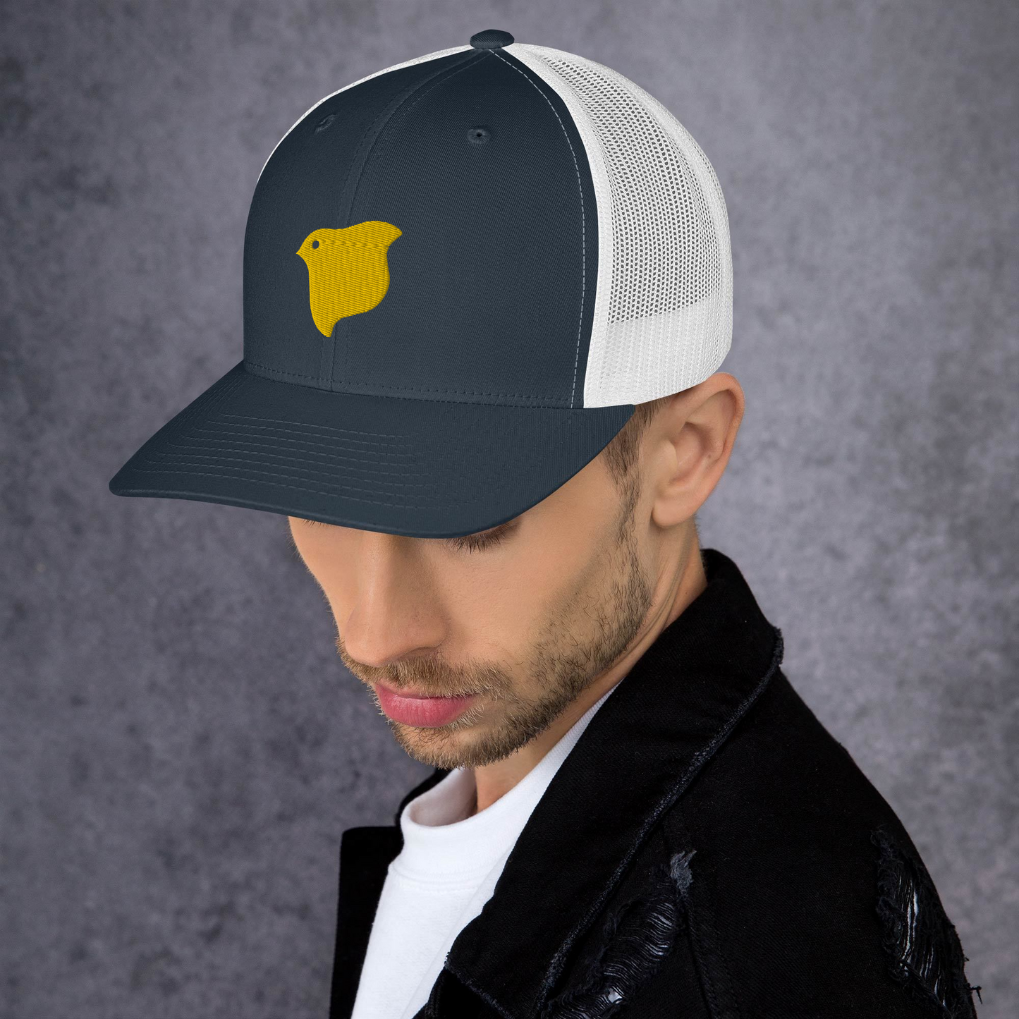 [Chidori] Gorra Trucker Logo Amarillo (Bordado)