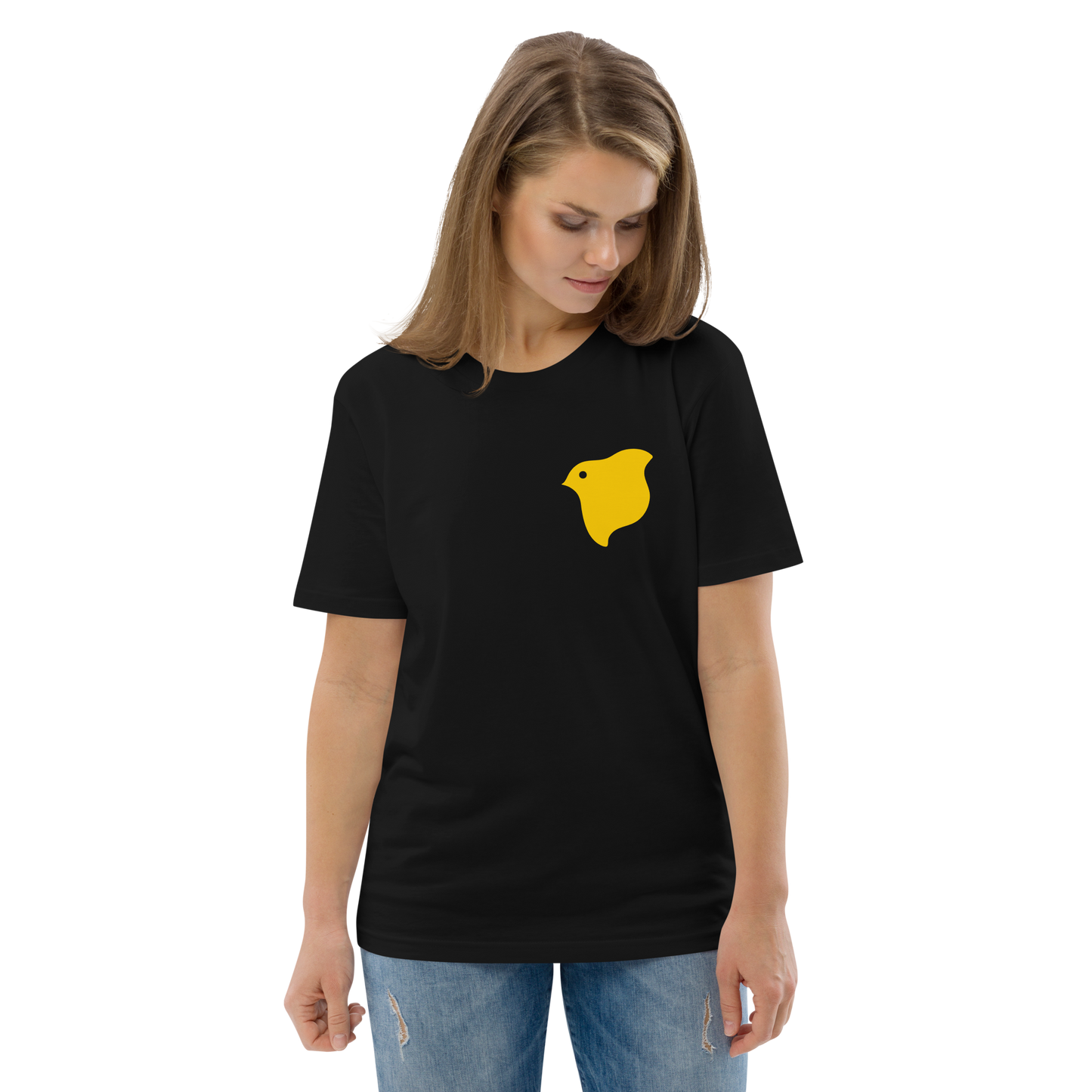 [Chidori] Camiseta con logo amarillo (unisex)