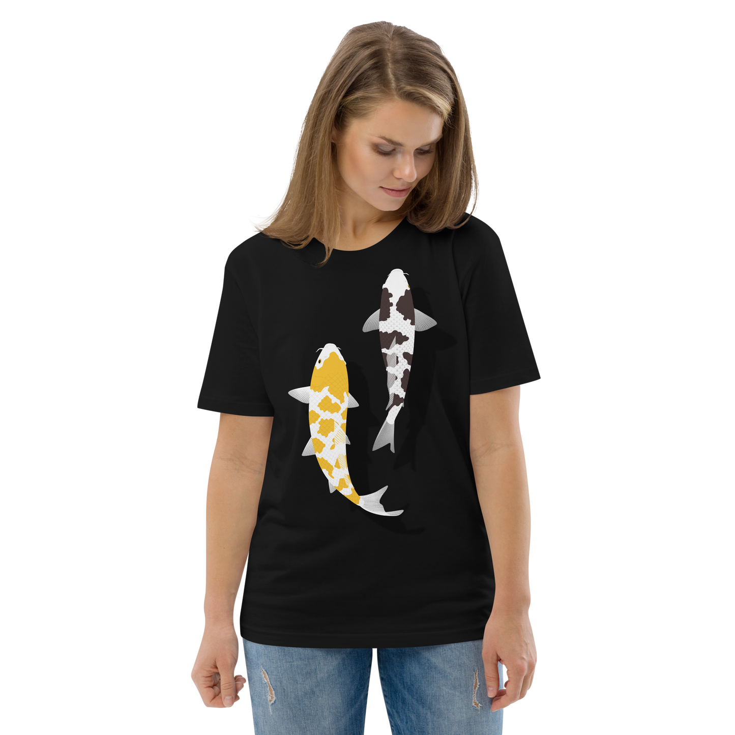 [Koi] Camiseta carey blanco/tapicería alemana (unisex)