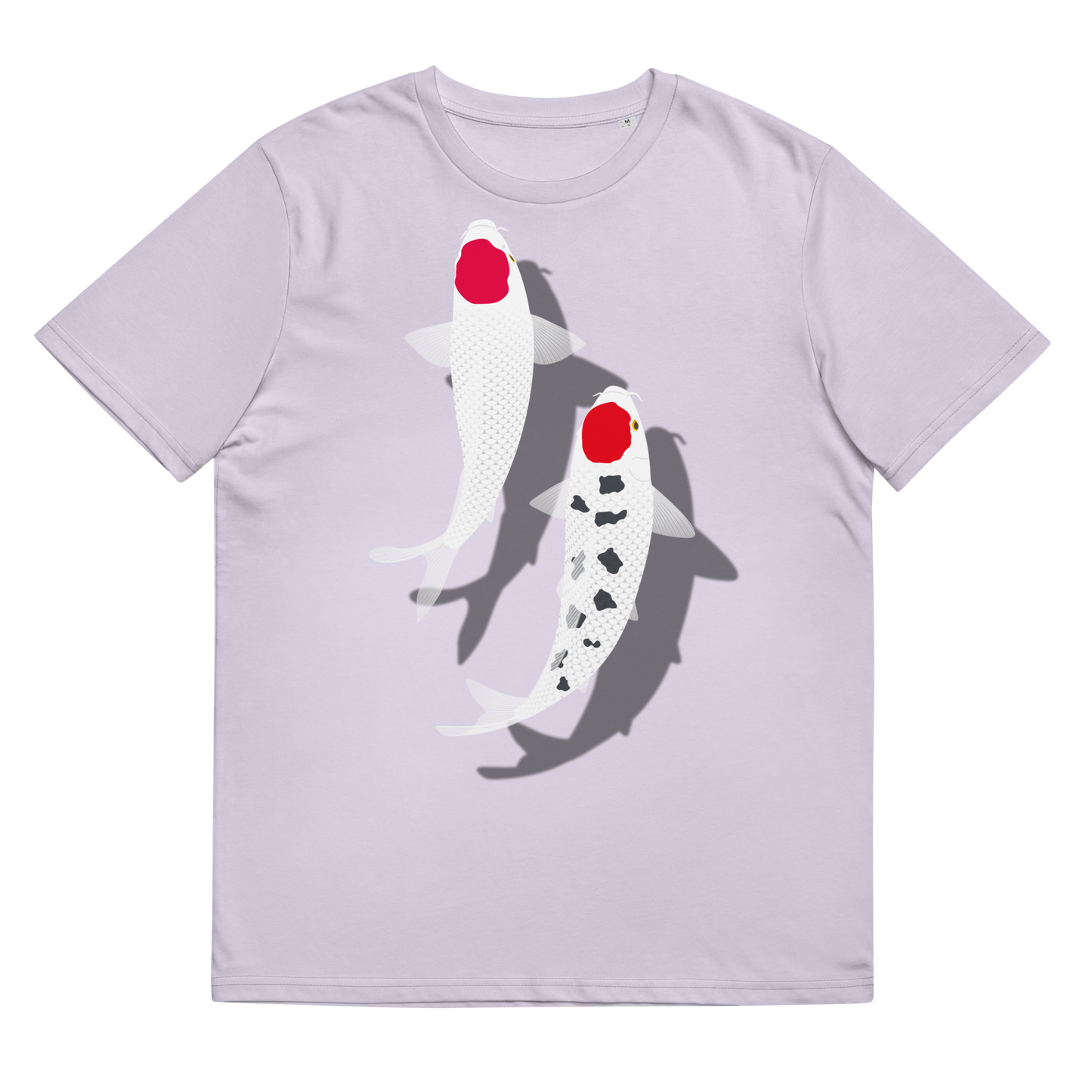 [Koi] Camiseta tancho roja y blanca (unisex)