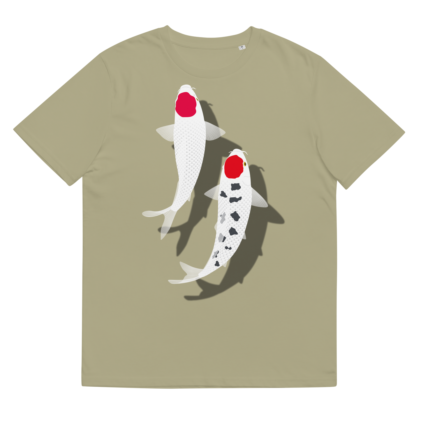 [Koi] Camiseta tancho roja y blanca (unisex)