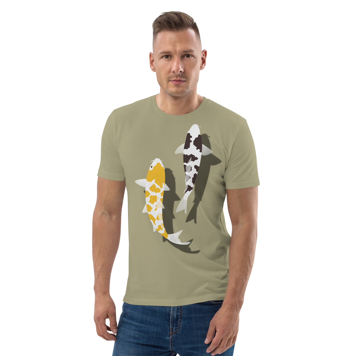 [Koi] Camiseta carey blanco/tapicería alemana (unisex)