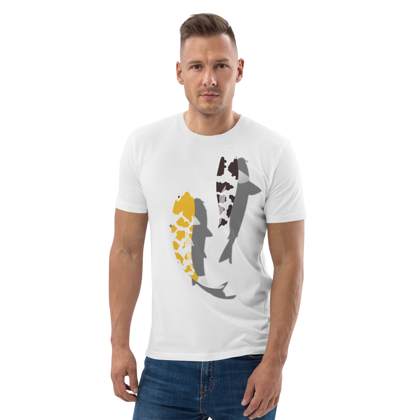 [Koi] Camiseta carey blanco/tapicería alemana (unisex)